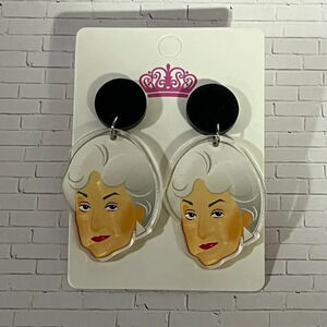 Dorothy Zbornak Golden Girls Acrylic Earrings